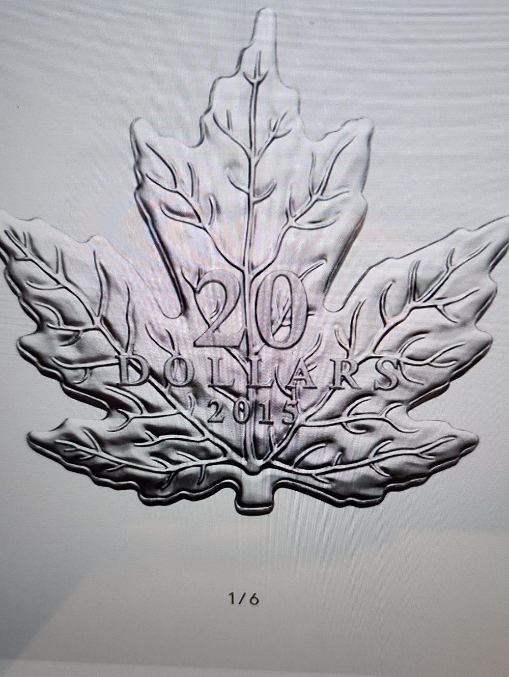 Fine Silver Coin – The Canadian Maple Leaf (2015)